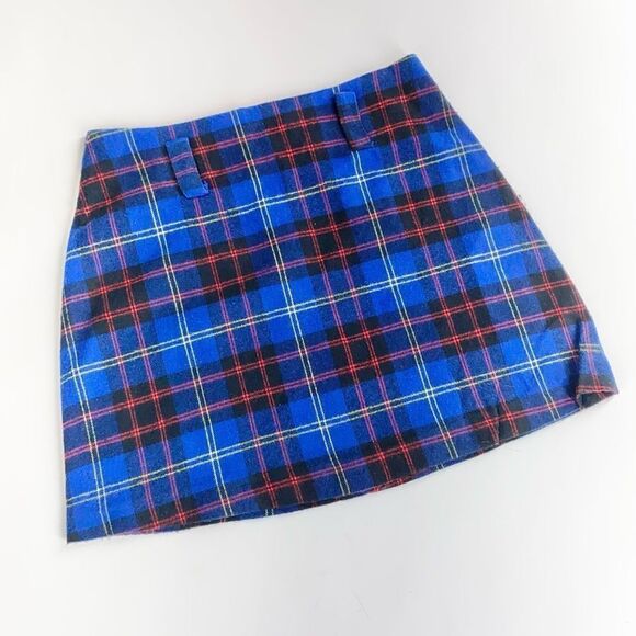 Vintage 90’s Y2K 579 grunge Plaid mini skirt 3 - Picture 1 of 9
